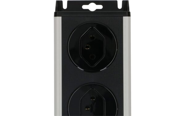 1970733_5 - Mediatech Steckdosenleiste Power Line 8x Typ 13 grau/schwarz 1.5m