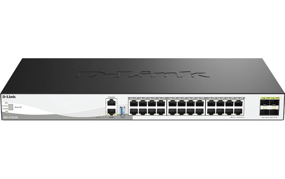 1971792_1 - Mediatech D-Link DXS-3130-28: 28- P. Smart Switch 24x 10GE RJ45, 4x SFP28+ Port