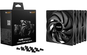 1972934_1 - Mediatech Gehäuselüfter be quiet! Pure Wings 3 HS 140x140x25mm, PWM, 3-Pack