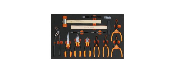 BW 2400S G7 E-S - BETA Werkstattwagen Grau, 240-teilig