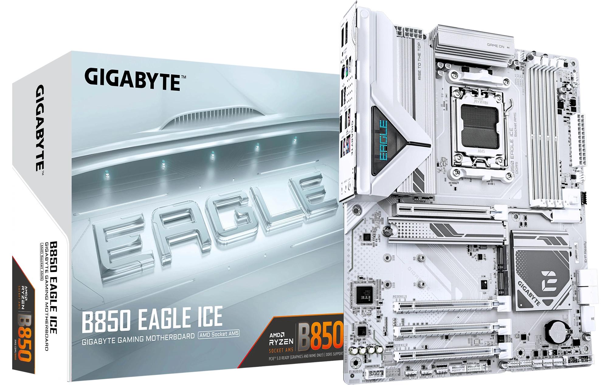 1975387 - Mediatech Gigabyte B850 EAGLE ICE, ATX AM5, AMD B850, 4x DDR5, PCIe 5.0 kaufen Schweiz | Mediatech.ch