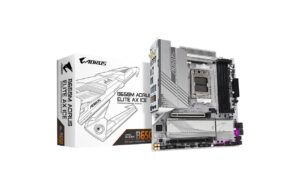 Gigabyte B650M A ELITE AX ICE, uATX AM5, AMD B650, 4x DDR5, PCIe 4.0, WIFI6E
