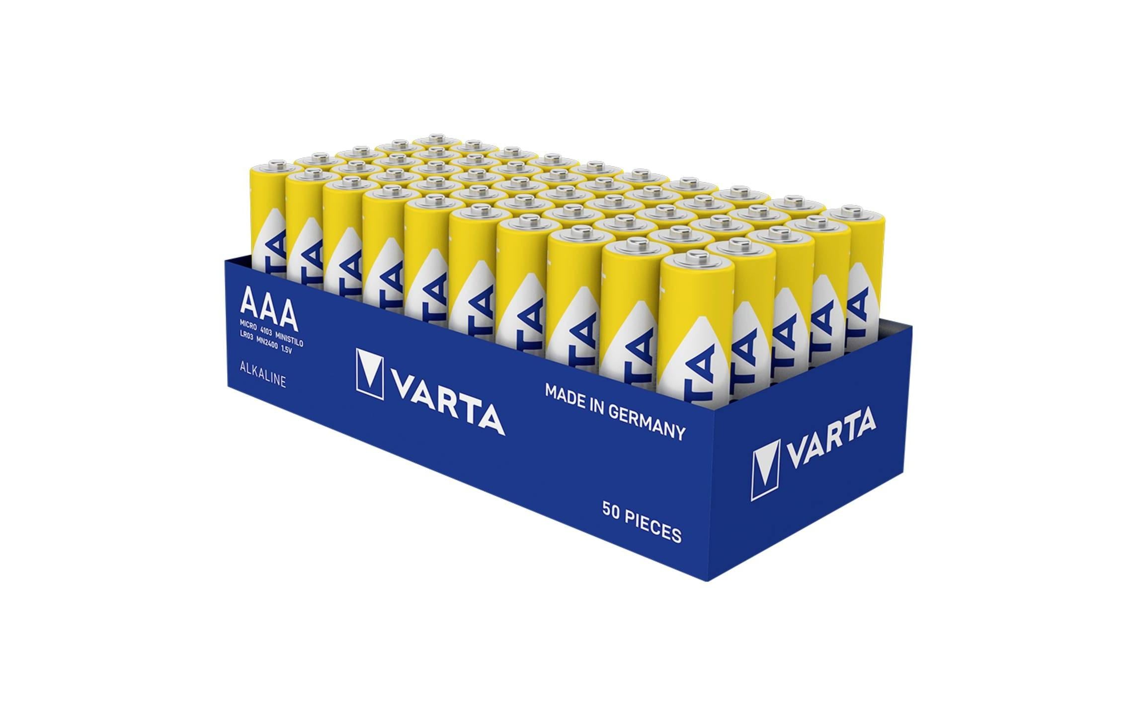 1976541 - Mediatech VARTA Energy AAA, 1.5V, 50Stk 50 Stück, Tray Verpackung kaufen Schweiz | Mediatech.ch