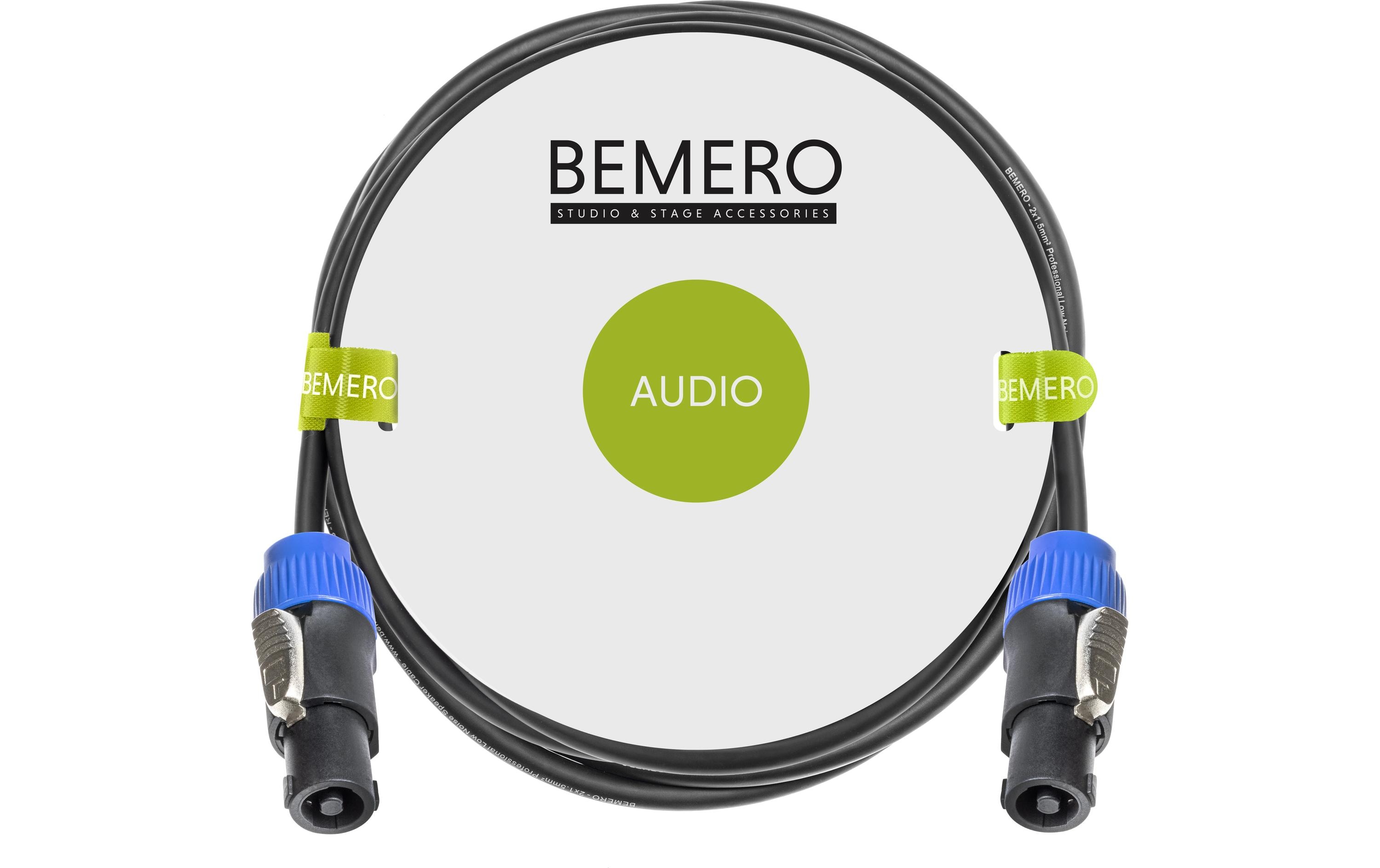 1976681 - Mediatech Bemero BSC2929-500BK SpeakON Kabel 5m Lautsprecherkabel 2x1.5mm2, schwarz kaufen Schweiz | Mediatech.ch