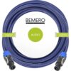 Bemero BSC3333-1500BL SpeakON Kabel 15m Lautsprecherkabel 4x2.5mm2, schwarz