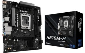 1977462 - Mediatech ASRock H810M-H, µATX, LGA1851 Intel H810, LGA1851, 2x DDR5, PCIe 4.0