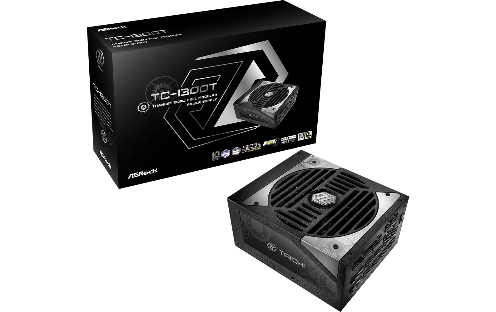 1977871 - Mediatech ASRock Taichi TC-1300T 80+ Titanium Power Supply Unit kaufen Schweiz | Mediatech.ch