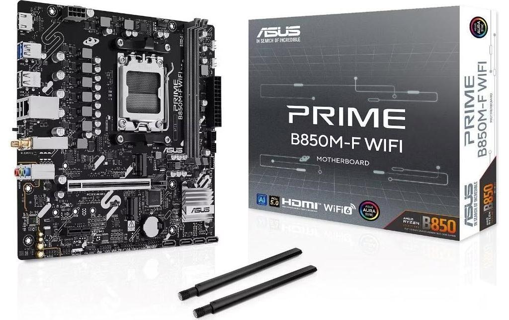 1979204 - Mediatech ASUS PRIME B850M-F, mATX AM5, B850, 2x DDR5, PCIe 5.0, HDMI kaufen Schweiz | Mediatech.ch