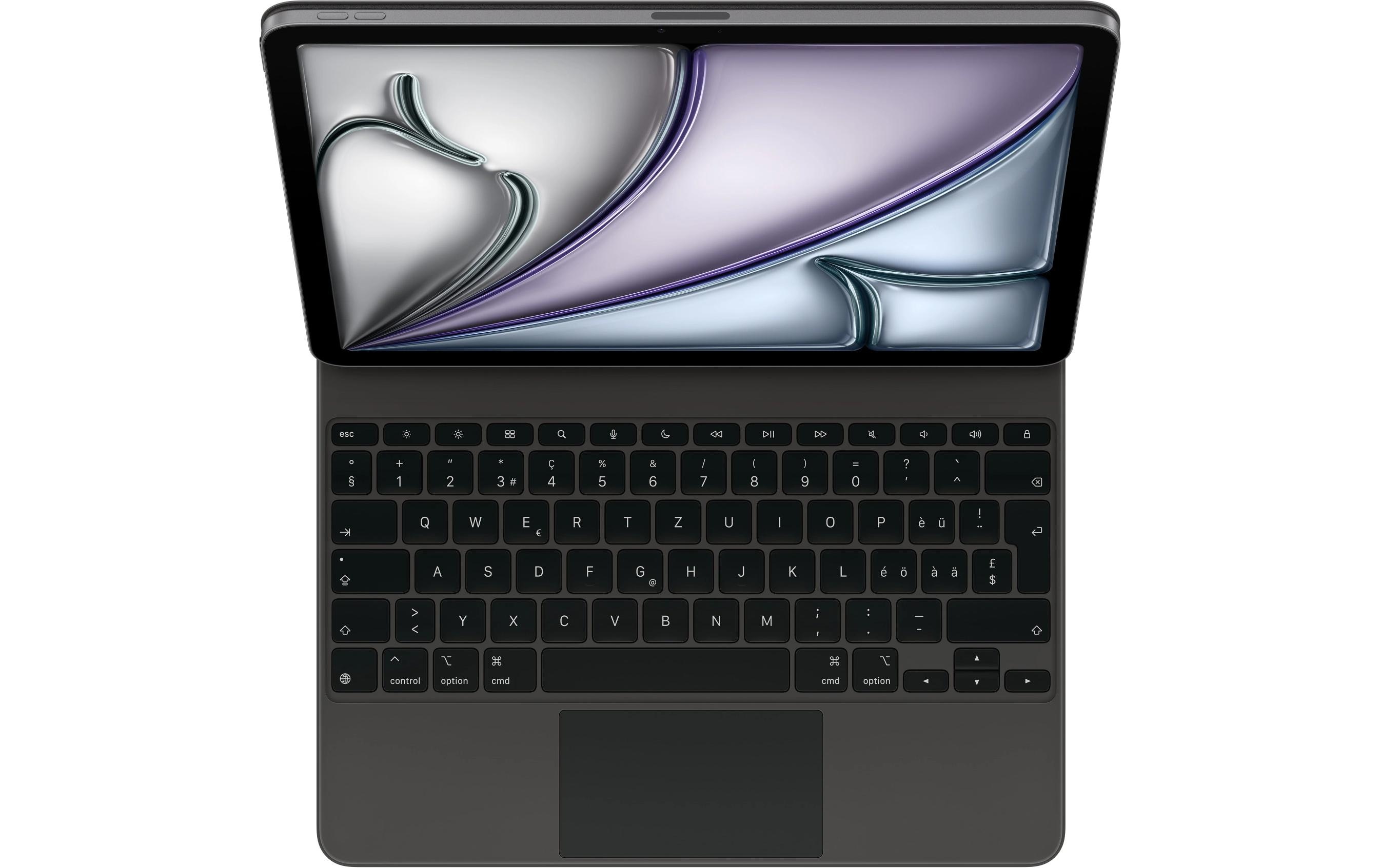 1979355_1 - Mediatech Apple Magic Keyboard Swiss fürs iPad Air 13 M3, Black
