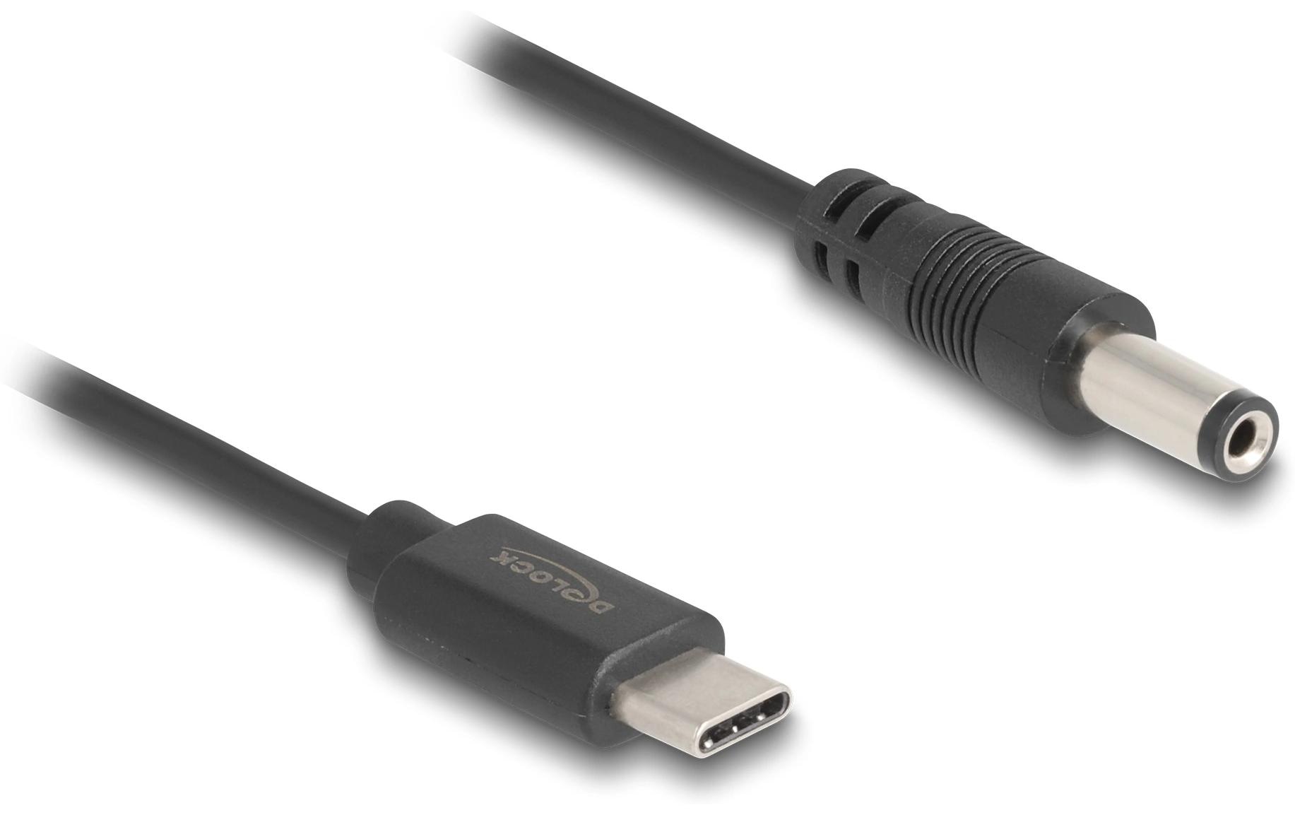 1979580 - Mediatech Delock USB Stromkabel C-5V DC, 1.0m Hohlstecker 5.5mm/2.1mm gerade kaufen Schweiz | Mediatech.ch