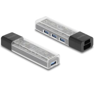 Delock USB-C Hub, 4 Port, 5Gbps 4x USB-A 3.2 Gen1
