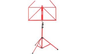 Bemero MSS-8090RD Notenständer leicht, faltbar, inkl. Tragetasche, rot