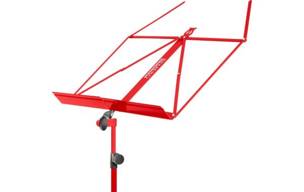 Bemero MSS-8090RD Notenständer leicht, faltbar, inkl. Tragetasche, rot