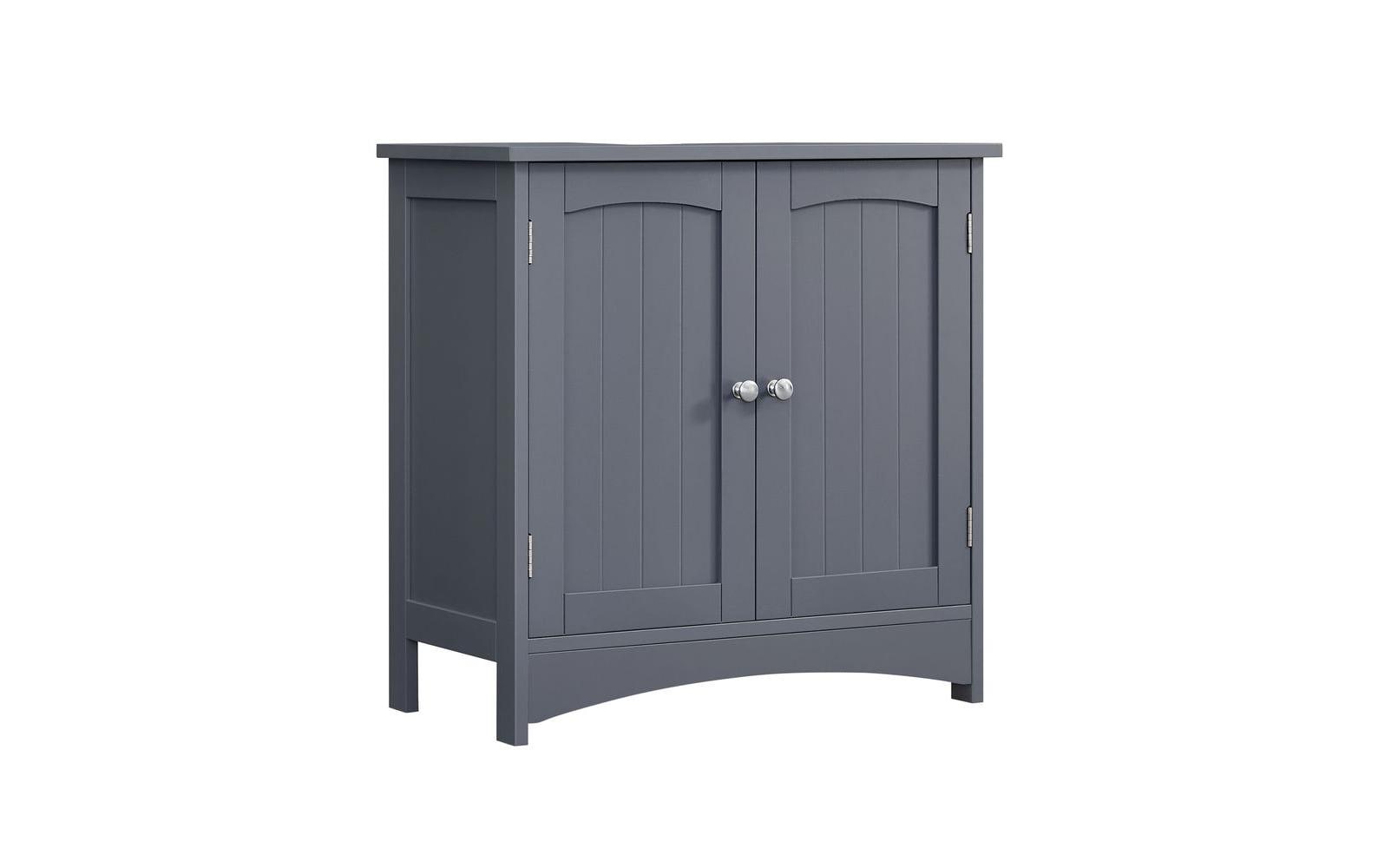 1981846 - Mediatech Vasagle Waschbeckenschrank, Grau 60 x 60 x 30 cm (BxHxT), MDF