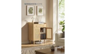 Vasagle Kommode, Weiss 70x40x90 cm (LxBxH), MDF
