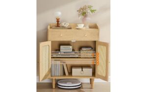 Vasagle Kommode, Weiss 70x40x90 cm (LxBxH), MDF