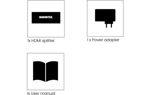 Marmitek Split 814 Pro 1 Input, 4 Outputs, 8K 60 Hz
