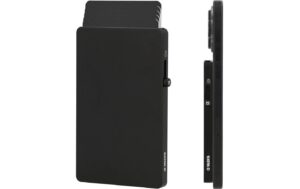 Valenta Card Protector - Thin Aluminium, MagSafe, Black