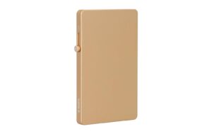 Valenta Card Protector - Thin Aluminium, MagSafe, Gold