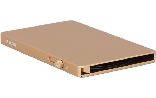Valenta Card Protector - Thin Aluminium, MagSafe, Gold
