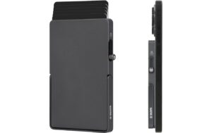 Valenta Card Protector - Stand Aluminium, MagSafe, Graphite Grey