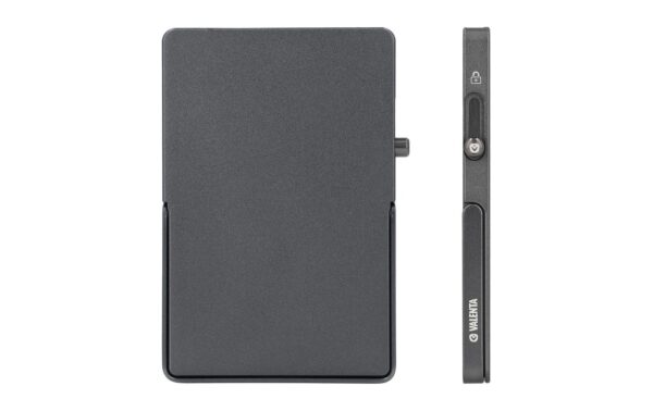 Valenta Card Protector - Stand Aluminium, MagSafe, Graphite Grey