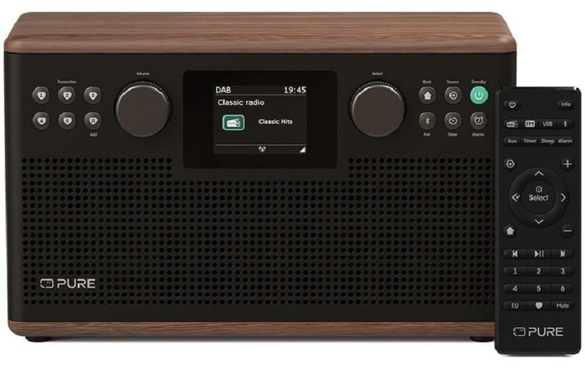 1985792 - Mediatech Pure DAB+ Radio Classic H6 Coffee brown, Stereo, 2x 15W, BT, USB, AUX kaufen Schweiz | Mediatech.ch
