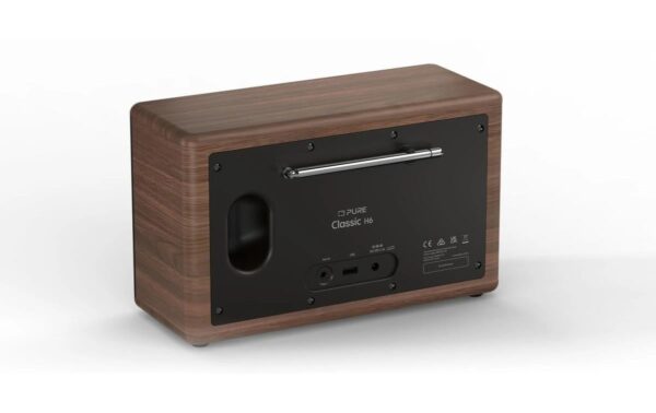 1985792_2 - Mediatech Pure DAB+ Radio Classic H6 Coffee brown, Stereo, 2x 15W, BT, USB, AUX