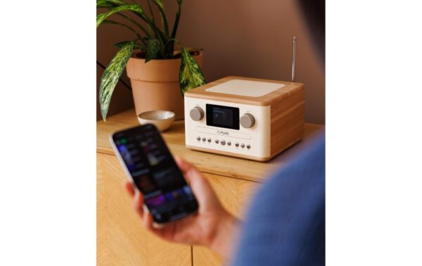1985793_3 - Mediatech Pure DAB+ Radio Classic C-D4 Cotton white, Mono, CD, BT, USB, AUX, FB