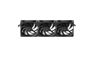 Gehäuselüfter Havn 140mm, 3er 140x140x30mm, PWM, Schwarz