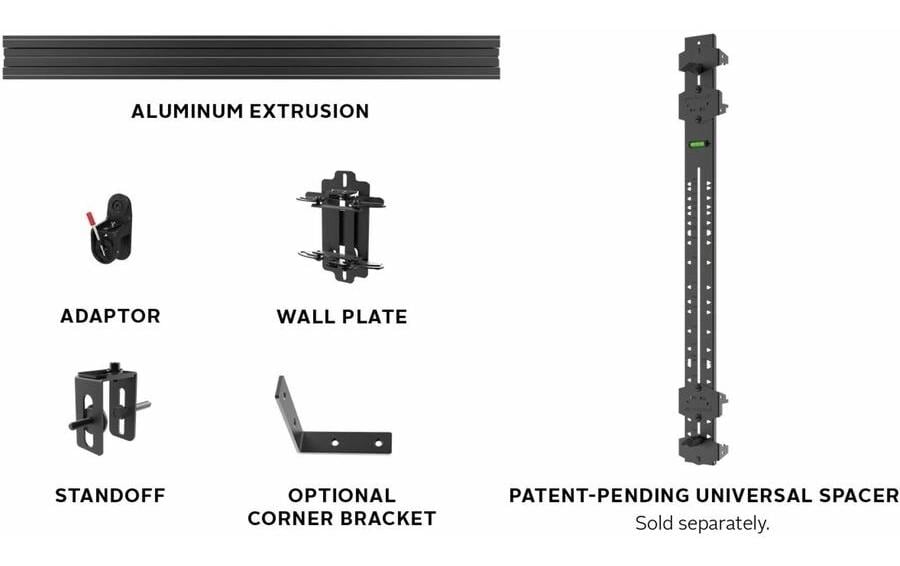 1986565_1 - Mediatech Peerless-AV LEDUNVL-2X2 Universal LED Wall Mount bis zu 1220mm, 2x2