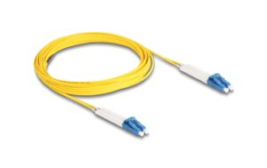 Delock LWL Duplex Patchkabel, OS2, 5m Singlemode 9/125µm, LC-LC, winkelbar