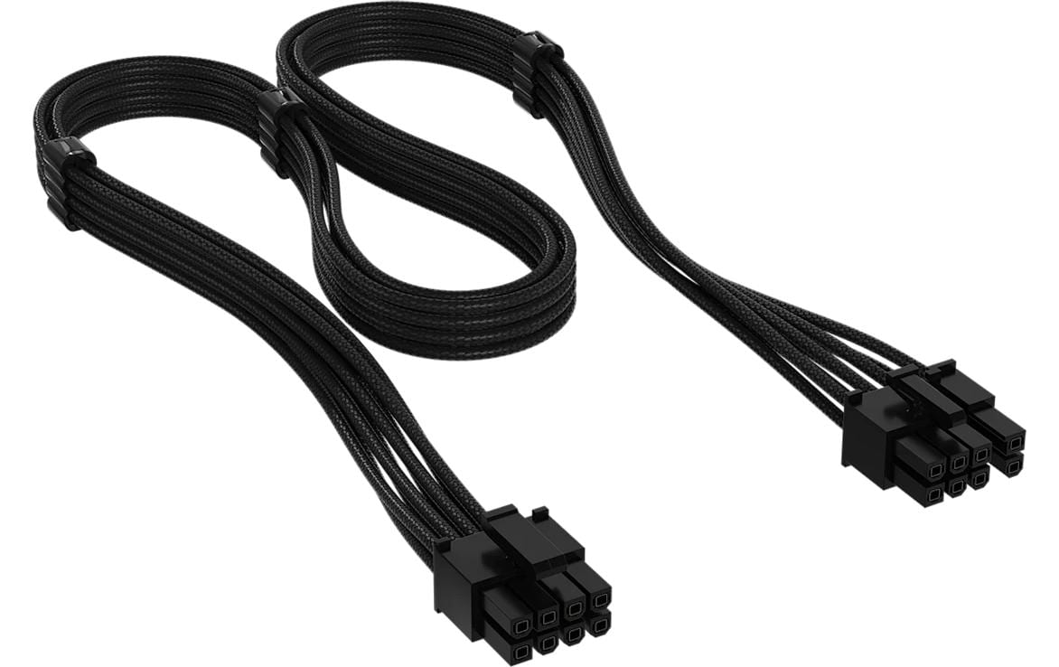 1987523 - Mediatech Netzteil Zubehör Corsair Kabel PCIe Power Connector, 8Pin (6+2 split), 650mm, Schwarz kaufen Schweiz | Mediatech.ch