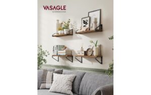 1987827_1 - Mediatech Vasagle Wandregal Industrial, 2er Set 40x12.8x11.2 cm (LxBxH), Spanplatte, Stahl