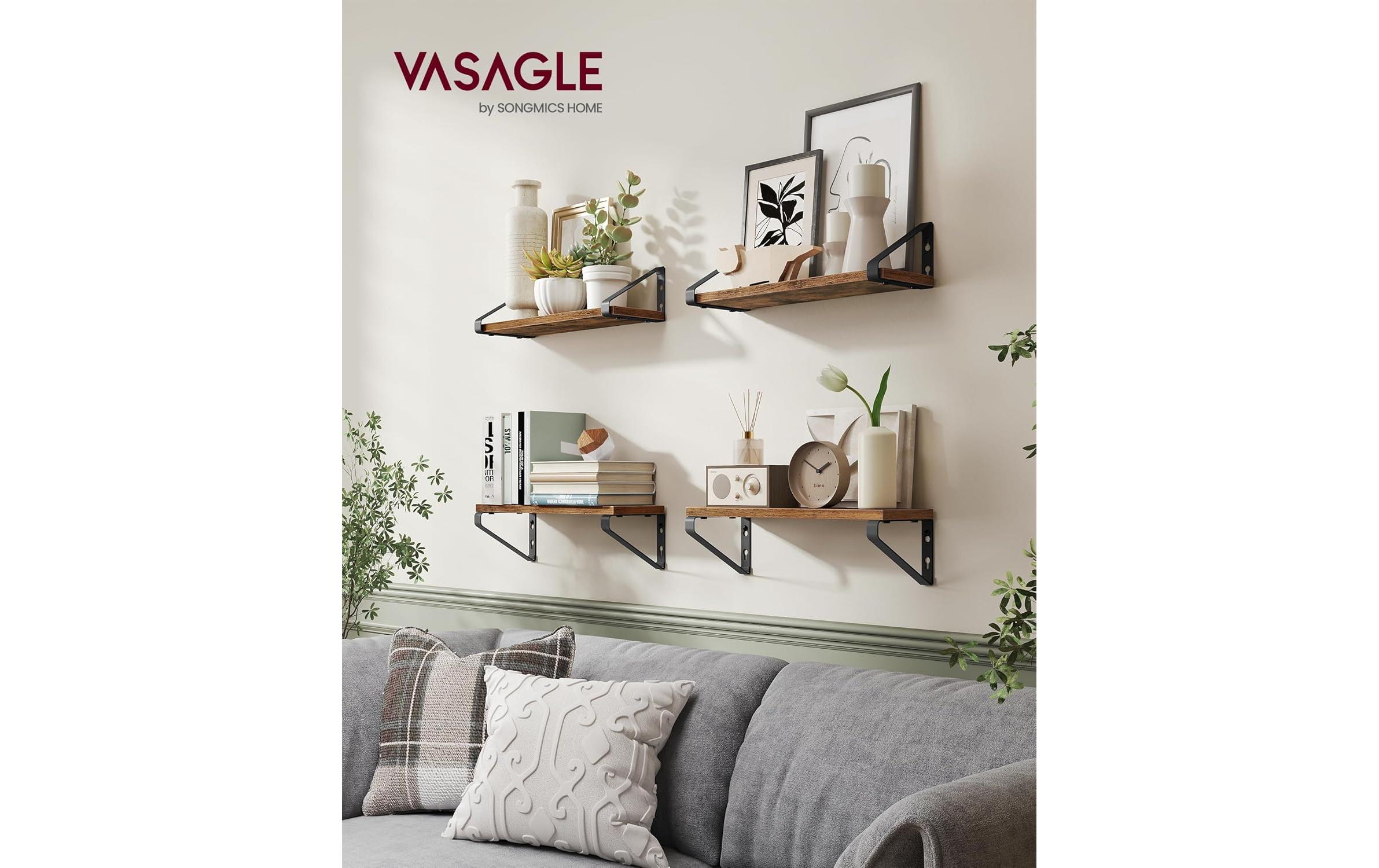 1987827_1 - Mediatech Vasagle Wandregal Industrial, 2er Set 40x12.8x11.2 cm (LxBxH), Spanplatte, Stahl