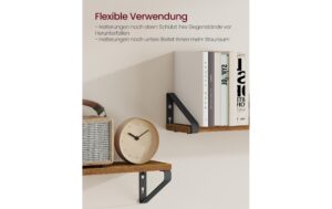 1987827_4 - Mediatech Vasagle Wandregal Industrial, 2er Set 40x12.8x11.2 cm (LxBxH), Spanplatte, Stahl
