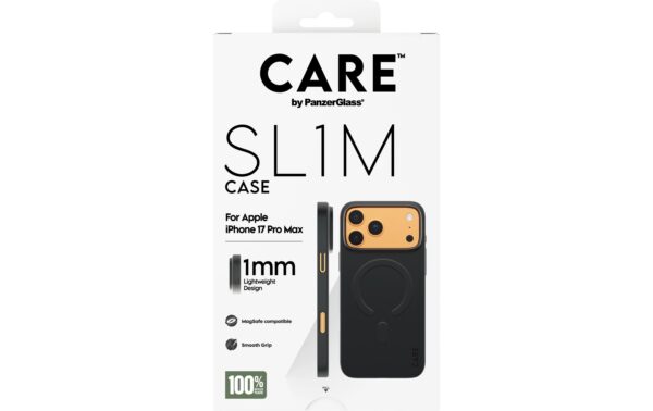 CARE SL1M Case, Black iPhone 17 Pro Max