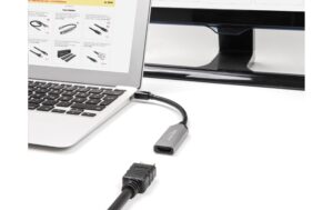 Delock Adapter Mini-DP 1.4 zu HDMI Aktiv Adapter 8K mit HDR Funktion