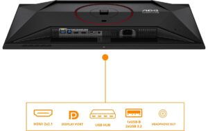 1989658_3 - Mediatech AOC 27 Q27G4SDR, 2560x1440, 360Hz OLED HDMI, DP, Hub, Speakers, HV