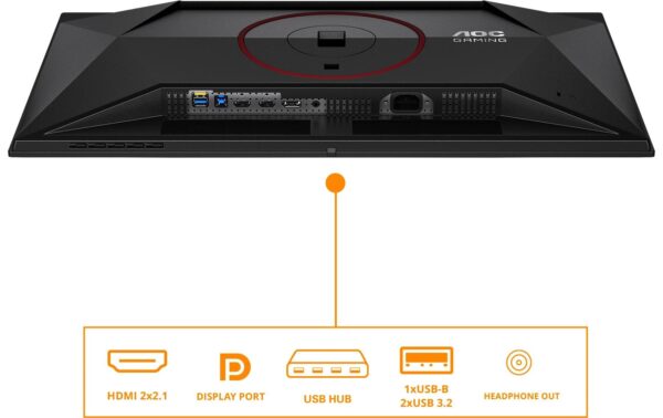 1989658_3 - Mediatech AOC 27 Q27G4SDR, 2560x1440, 360Hz OLED HDMI, DP, Hub, Speakers, HV