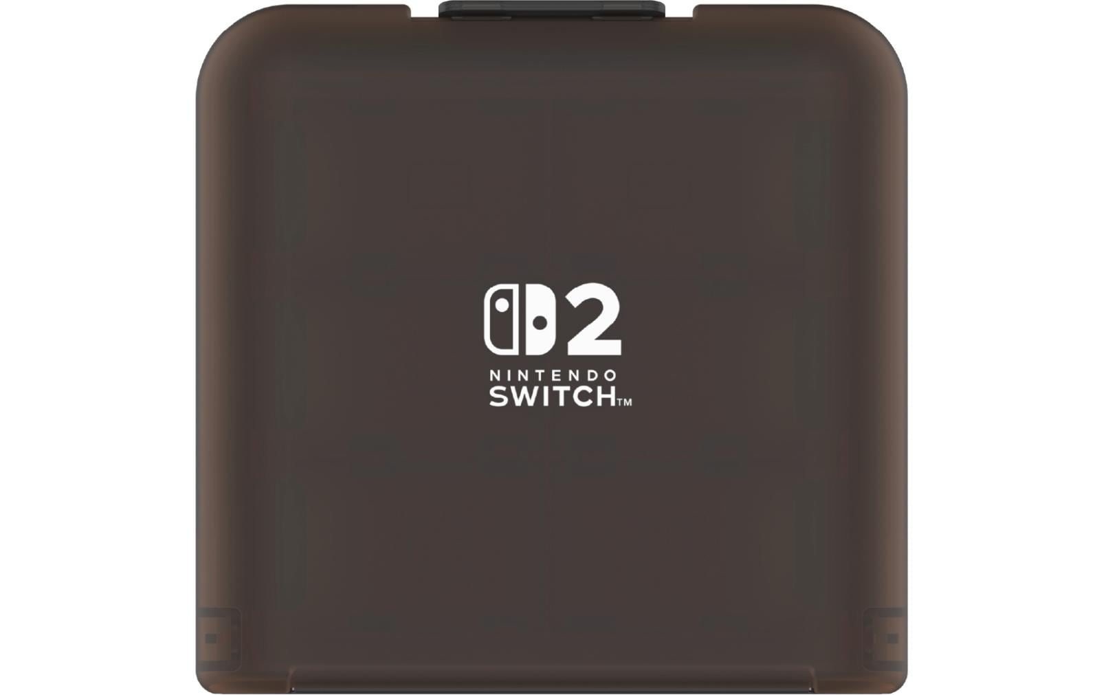 1989915_1 - Mediatech Nintendo Switch 2 Game Card Case schwarz Game Card Case für 24 Spiele