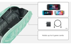 1989919_4 - Mediatech Nintendo Switch 2 Tasche Green Quilted Switch 2 Case