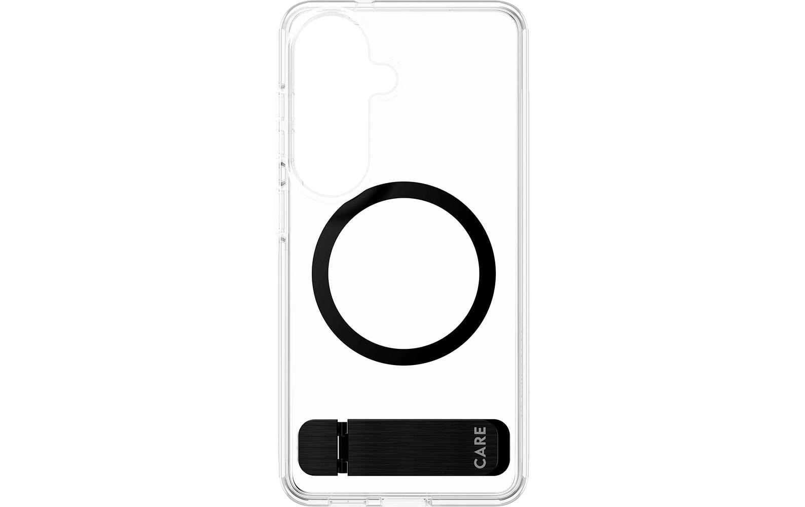 1990722 - Mediatech CARE UE Case, Transparent + KS, Black & Qi Galaxy S26