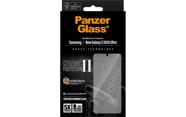 PanzerGlass Ceramic Glass, UWF, EA Galaxy S26 Ultra