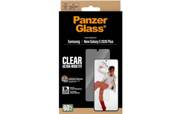PanzerGlass Clear Glass, UWF, EA Galaxy S26 Plus