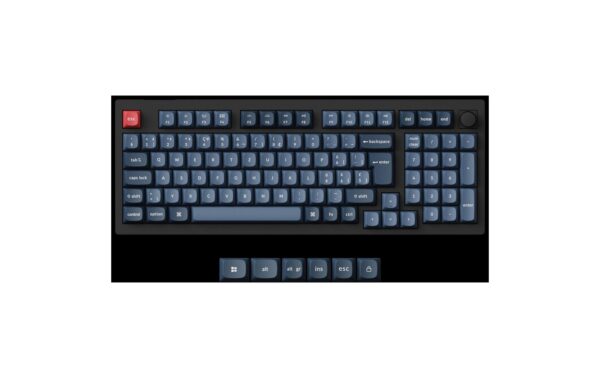 1990848_4 - Mediatech Keychron V5 Max Black Brown Switch, CH CH QWERTZ, ISO