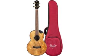 Flight Maia Steel String Ukulele Baritone Ukulele, Gigbag, PU