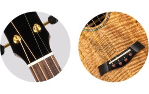 Flight Maia Steel String Ukulele Baritone Ukulele, Gigbag, PU
