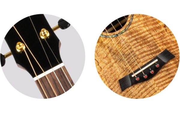 Flight Maia Steel String Ukulele Baritone Ukulele, Gigbag, PU