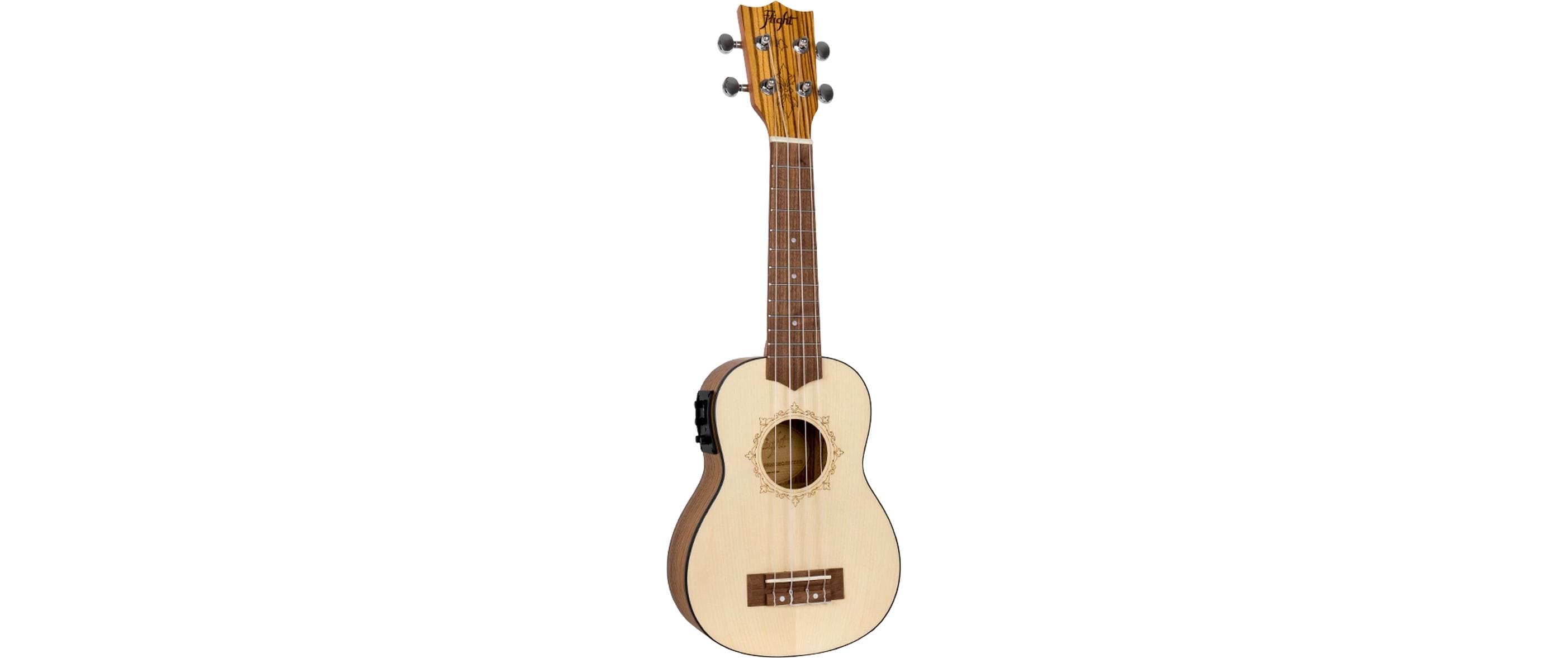 1990887 - Mediatech Flight Ukulele Soprano Spruce/Zebrano CEQ Ukulele, Gigbag, PU kaufen Schweiz | Mediatech.ch